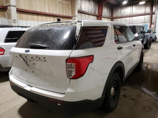 1FM5K8AW8LGA83508 - 2020 FORD EXPLORER POLICE INTERCEPTOR WHITE photo 3
