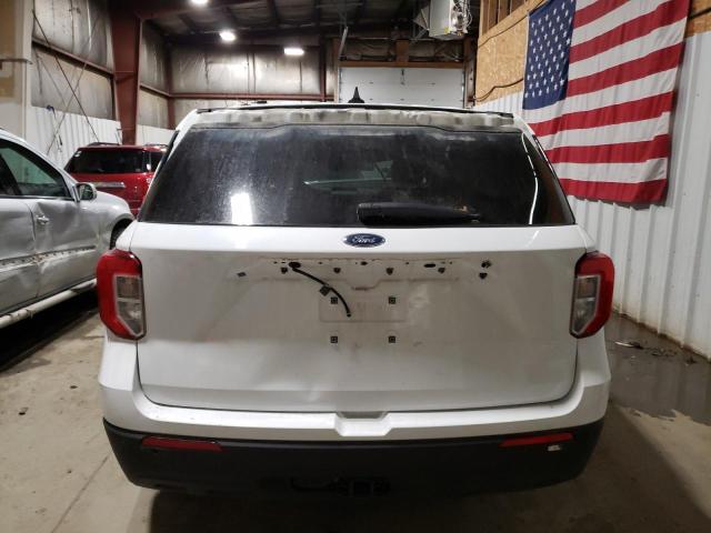 1FM5K8AW8LGA83508 - 2020 FORD EXPLORER POLICE INTERCEPTOR WHITE photo 6