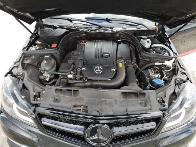 WDDGJ4HB3DG030038 - 2013 MERCEDES-BENZ C 250 BLACK photo 11