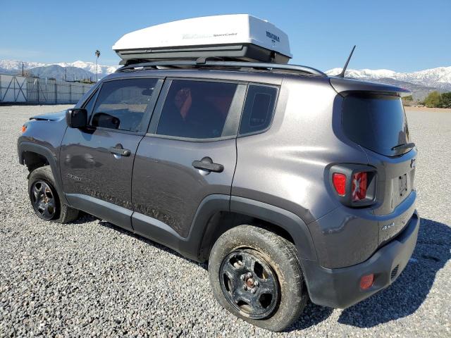 ZACCJBAB9HPG06862 - 2017 JEEP RENEGADE SPORT Մոխրագույն լուսանկար 2