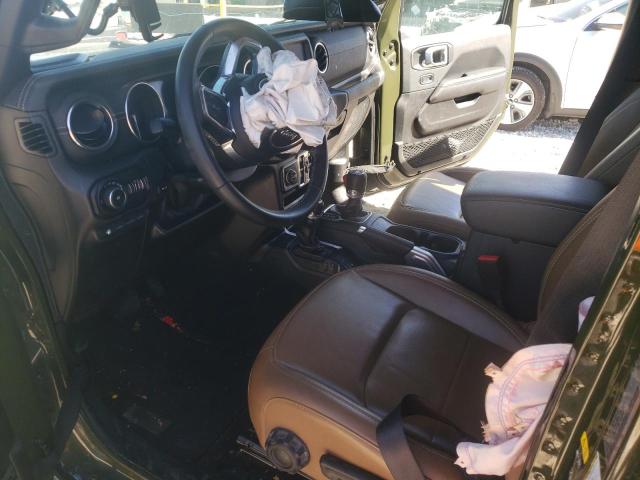 1C4JJXP61NW178203 - 2022 JEEP WRANGLER U SAHARA 4XE GREEN photo 7