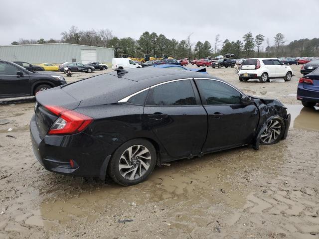 2HGFC2F72JH500466 - 2018 HONDA CIVIC EX BLACK photo 3