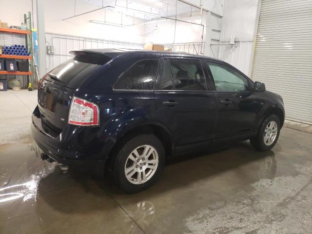 2FMDK46C18BA20753 - 2008 FORD EDGE SE BLUE photo 3