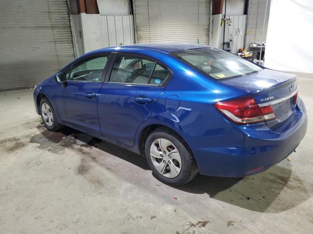 19XFB2F54FE251266 - 2015 HONDA CIVIC LX BLUE photo 2