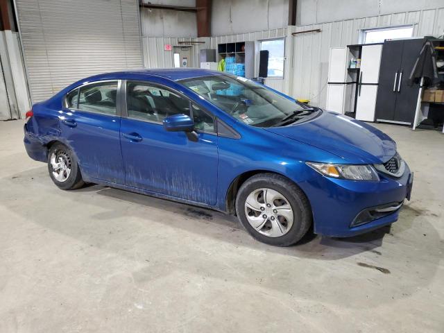 19XFB2F54FE251266 - 2015 HONDA CIVIC LX BLUE photo 4