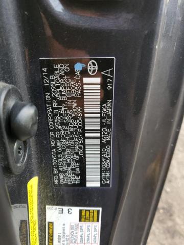 JTKJF5C71FJ004899 - 2015 TOYOTA SCION TC ნაცრისფერი ფოტო 12