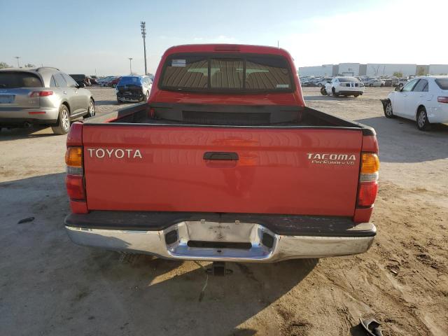 5TEGN92N94Z368549 - 2004 TOYOTA TACOMA DOUBLE CAB PRERUNNER RED photo 6