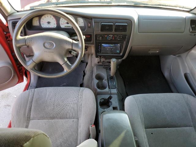 5TEGN92N94Z368549 - 2004 TOYOTA TACOMA DOUBLE CAB PRERUNNER RED photo 8