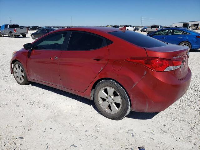 KMHDH4AE1DU667830 - 2013 HYUNDAI ELANTRA GLS BURGUNDY photo 2