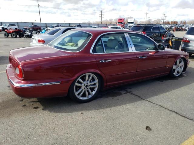 SAJWA73B54TG21353 - 2004 JAGUAR XJR S BURGUNDY photo 3