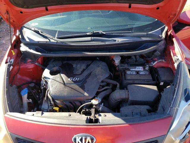 KNADM4A32F6528776 - 2015 KIA RIO LX RED photo 11