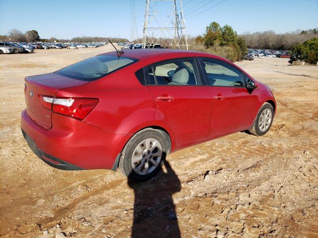 KNADM4A32F6528776 - 2015 KIA RIO LX RED photo 3