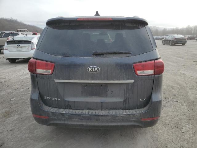 KNDMB5C17G6211328 - 2016 KIA SEDONA LX CHARCOAL photo 6