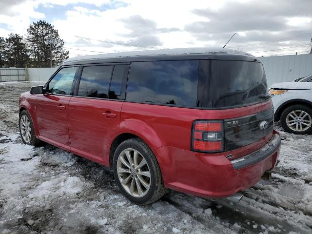 2FMHK6DT1BBD22373 - 2011 FORD FLEX LIMITED RED photo 2