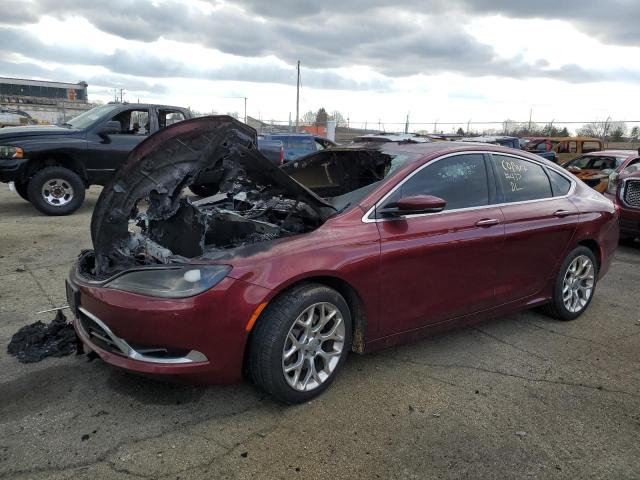 1C3CCCEG2FN648757 - 2015 CHRYSLER 200 C BURGUNDY photo 1