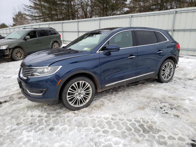 2LMPJ8LRXHBL34731 - 2017 LINCOLN MKX RESERVE BLUE photo 1