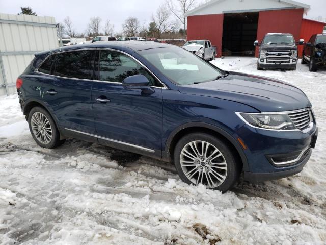 2LMPJ8LRXHBL34731 - 2017 LINCOLN MKX RESERVE BLUE photo 4