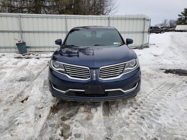 2LMPJ8LRXHBL34731 - 2017 LINCOLN MKX RESERVE BLUE photo 5