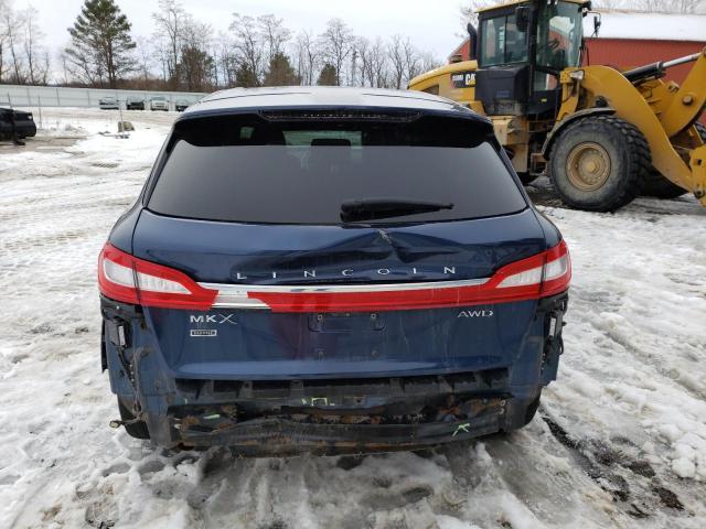 2LMPJ8LRXHBL34731 - 2017 LINCOLN MKX RESERVE Կապույտ լուսանկար 6