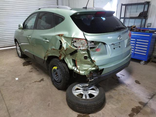 KM8JU3AC4BU275770 - 2011 HYUNDAI TUCSON GLS GREEN photo 3