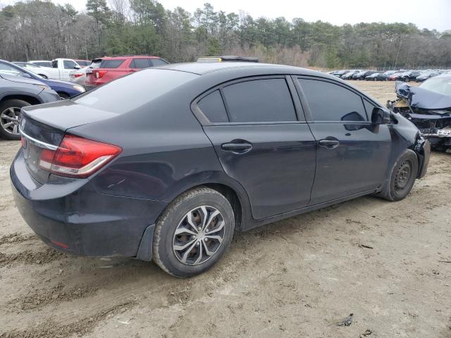 2HGFB2F51DH600709 - 2013 HONDA CIVIC LX BLACK photo 3