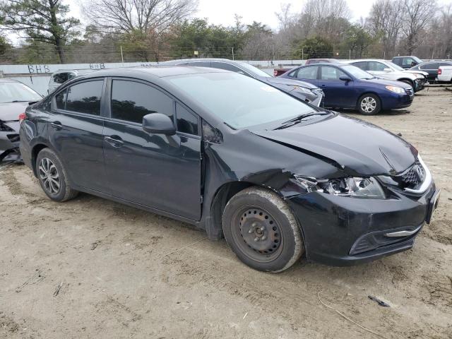 2HGFB2F51DH600709 - 2013 HONDA CIVIC LX BLACK photo 4