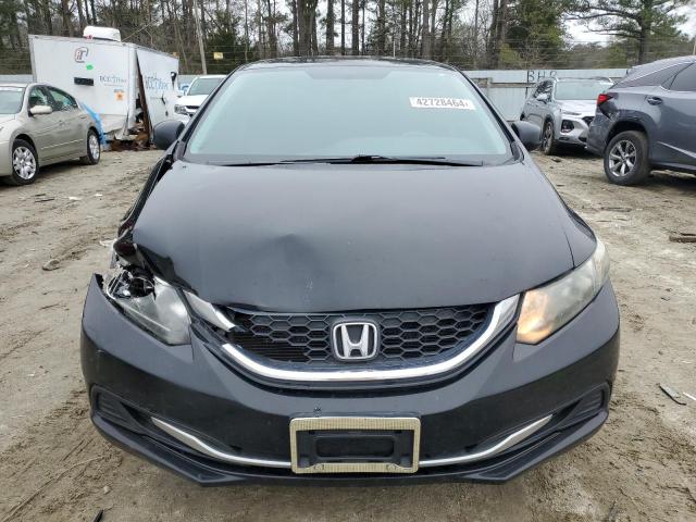 2HGFB2F51DH600709 - 2013 HONDA CIVIC LX BLACK photo 5