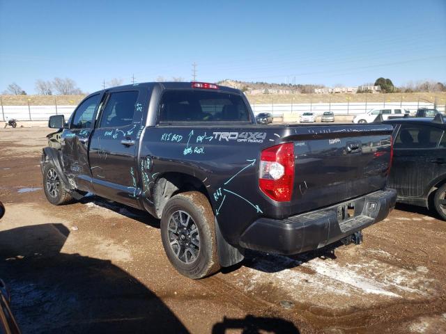 5TFHY5F13KX828725 - 2019 TOYOTA TUNDRA CREWMAX LIMITED CHARCOAL photo 2