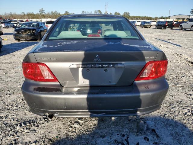 4A3AA46H72E033182 - 2002 MITSUBISHI GALANT ES GRAY photo 6