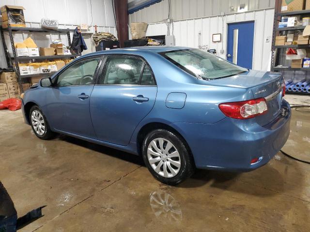 5YFBU4EE0DP146838 - 2013 TOYOTA COROLLA BASE BLUE photo 2