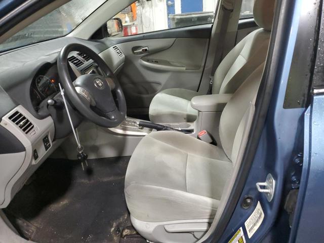 5YFBU4EE0DP146838 - 2013 TOYOTA COROLLA BASE BLUE photo 7