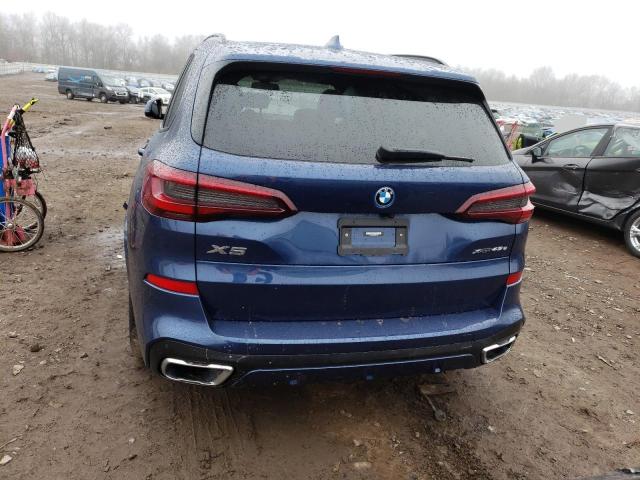 5UXTA6C06N9K01301 - 2022 BMW X5 XDRIVE45E BLUE photo 6