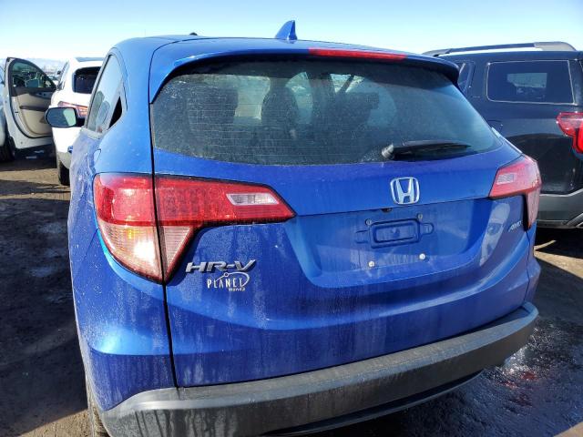 3CZRU6H33JG727573 - 2018 HONDA HR-V LX BLUE photo 6