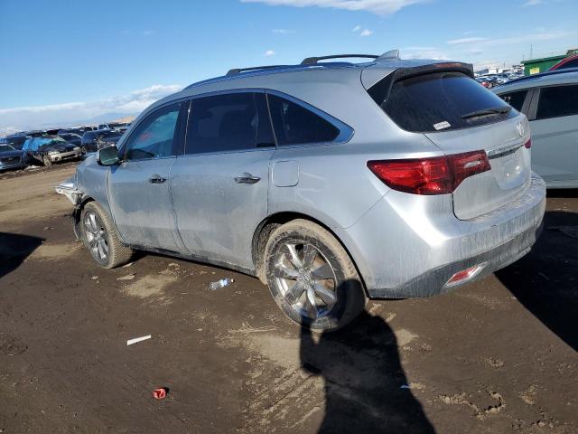 5FRYD4H88EB012171 - 2014 ACURA MDX ADVANCE SILVER photo 2