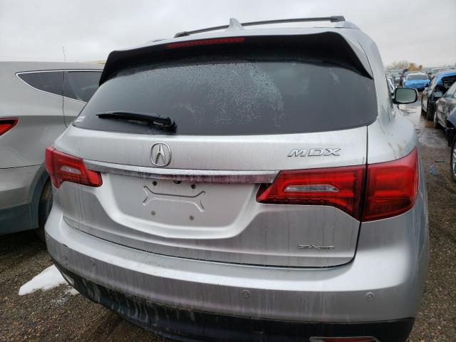 5FRYD4H88EB012171 - 2014 ACURA MDX ADVANCE SILVER photo 6