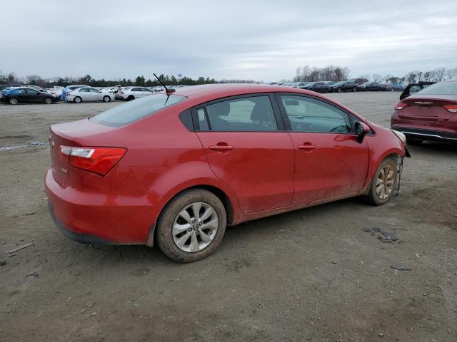 KNADN4A36G6680560 - 2016 KIA RIO EX RED photo 3