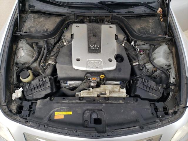 JNKBV61E38M206813 - 2008 INFINITI G35 SILVER photo 11