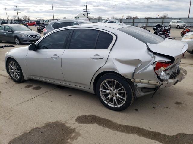 JNKBV61E38M206813 - 2008 INFINITI G35 SILVER photo 2