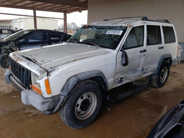 1J4FT28S2YL216245 - 2000 JEEP CHEROKEE SE WHITE photo 1