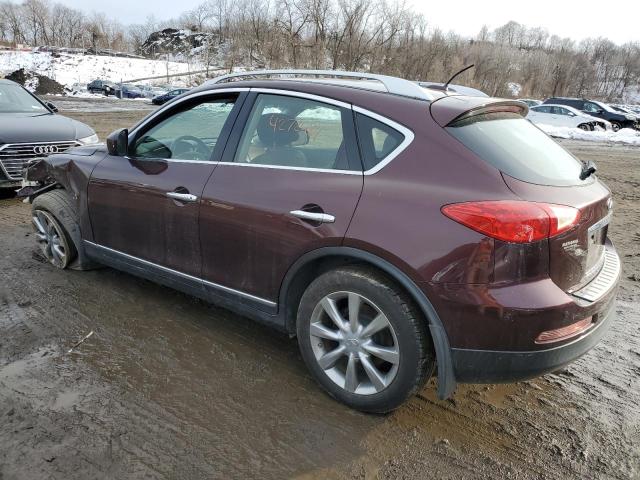 JN1AJ0HR2CM453329 - 2012 INFINITI EX35 BASE Բորդո լուսանկար 2