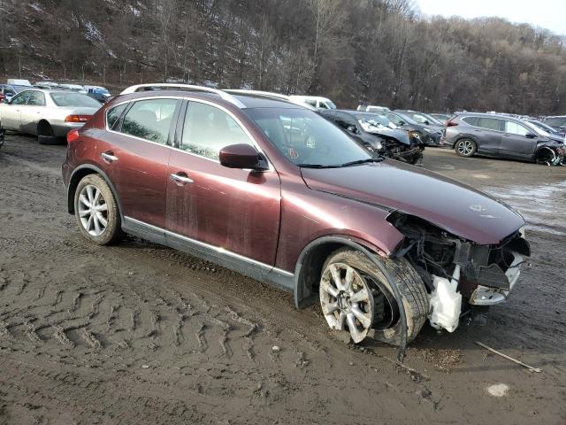 JN1AJ0HR2CM453329 - 2012 INFINITI EX35 BASE BURGUNDY photo 4