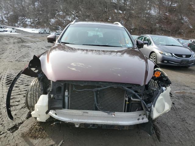 JN1AJ0HR2CM453329 - 2012 INFINITI EX35 BASE Բորդո լուսանկար 5