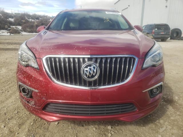 LRBFXDSA9HD080355 - 2017 BUICK ENVISION ESSENCE RED photo 5