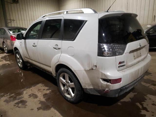 JA4MT41X98Z604692 - 2008 MITSUBISHI OUTLANDER XLS WHITE photo 2