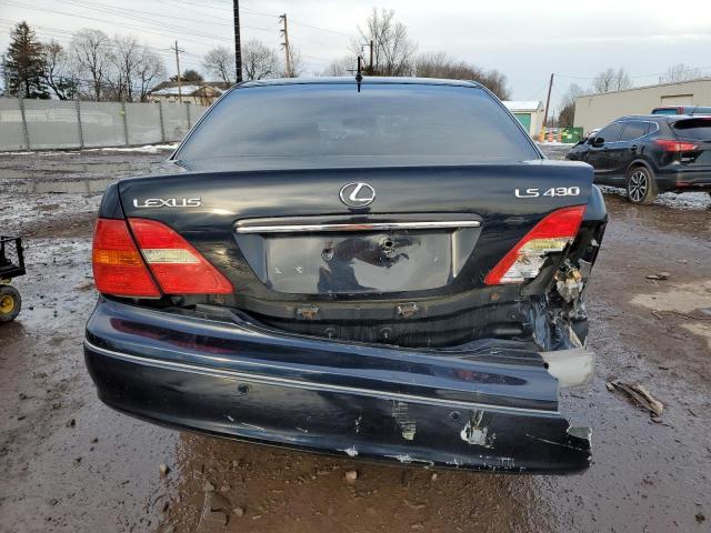 JTHBN30F130119095 - 2003 LEXUS LS 430 BLACK photo 6