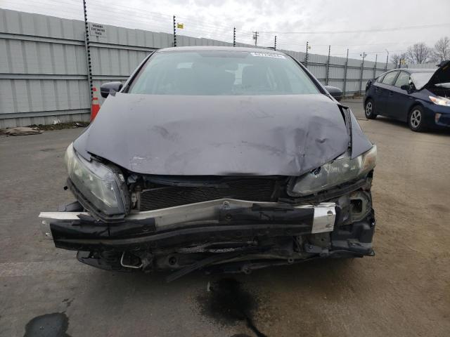 19XFB2F51FE204096 - 2015 HONDA CIVIC LX GRAY photo 5