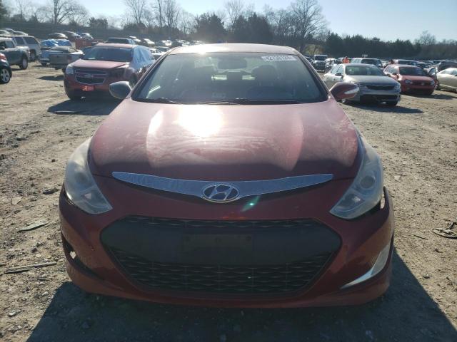 KMHEC4A41CA057680 - 2012 HYUNDAI SONATA HYBRID RED photo 5