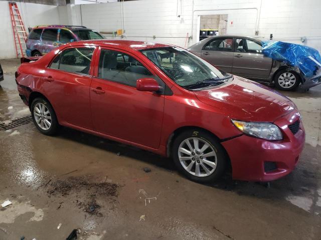 JTDBL40E899033386 - 2009 TOYOTA COROLLA BASE RED photo 4