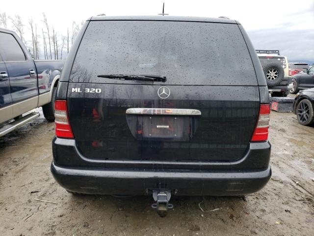 4JGAB54E31A245013 - 2001 MERCEDES-BENZ ML 320 BLACK photo 6