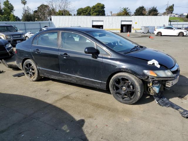 19XFA1F58AE045700 - 2010 HONDA CIVIC LX BLACK photo 4